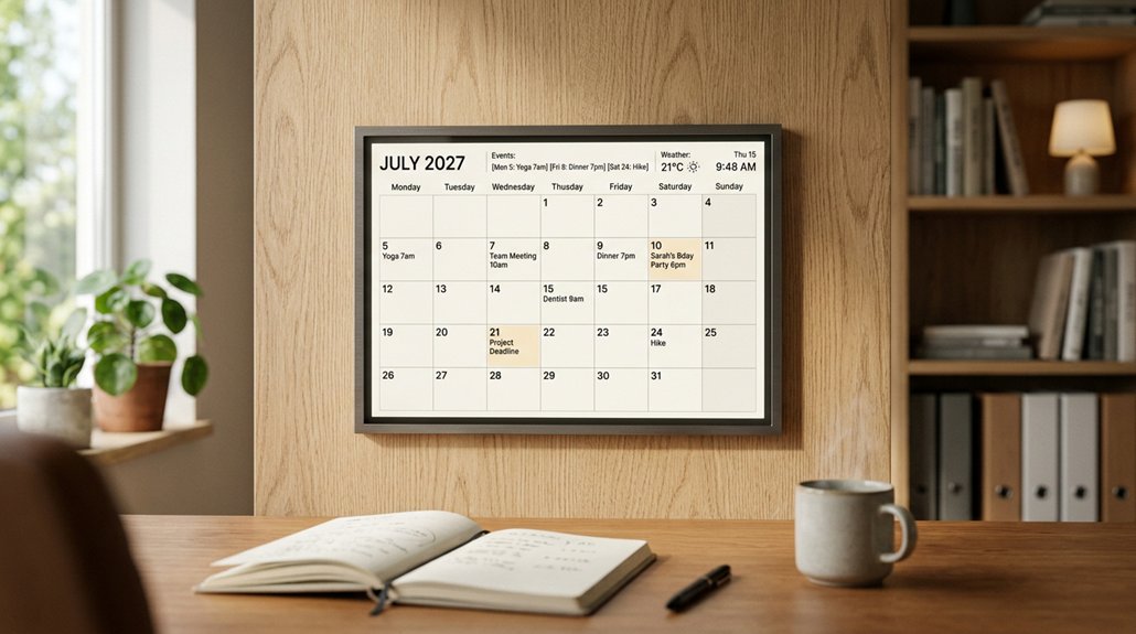 10 Best Digital Calendars for Wall Display in 2026